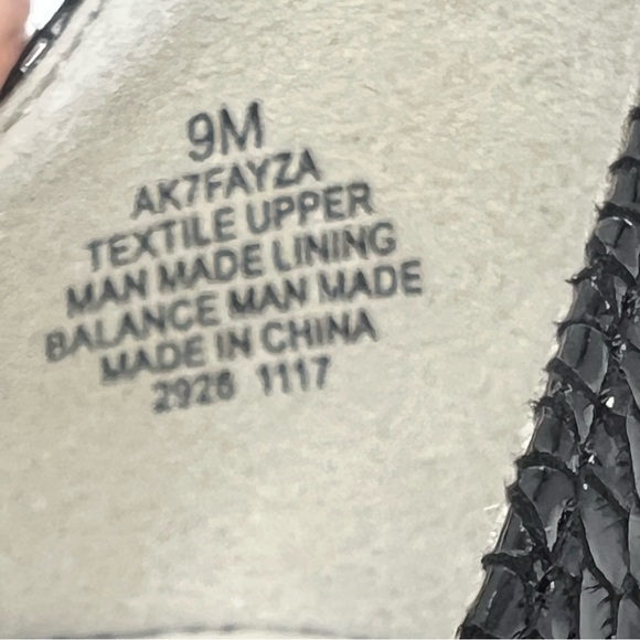 Anne Klein Black Textured Heels - Picture 8 of 8